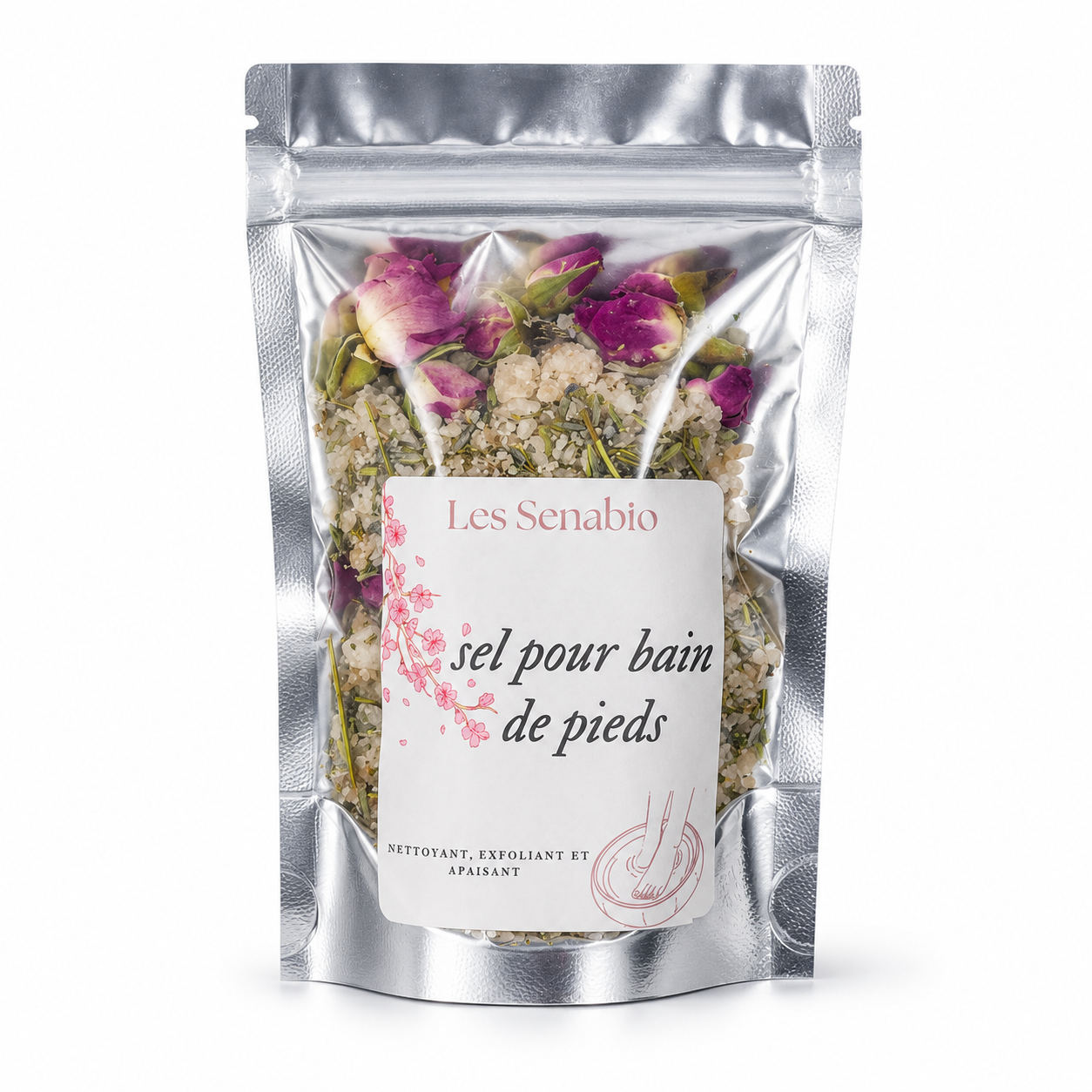Sel pour bain de pieds